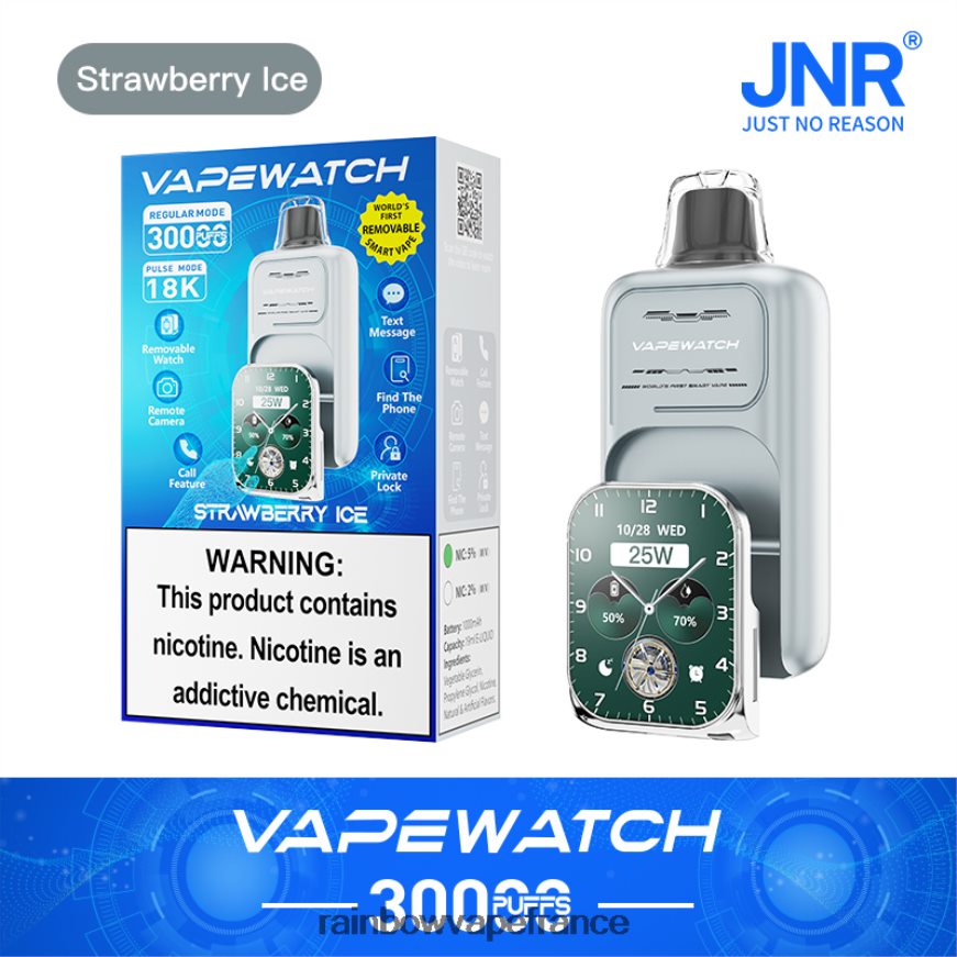 JNR Vape Pods - JNR montre vape glace à la fraise V6L20410