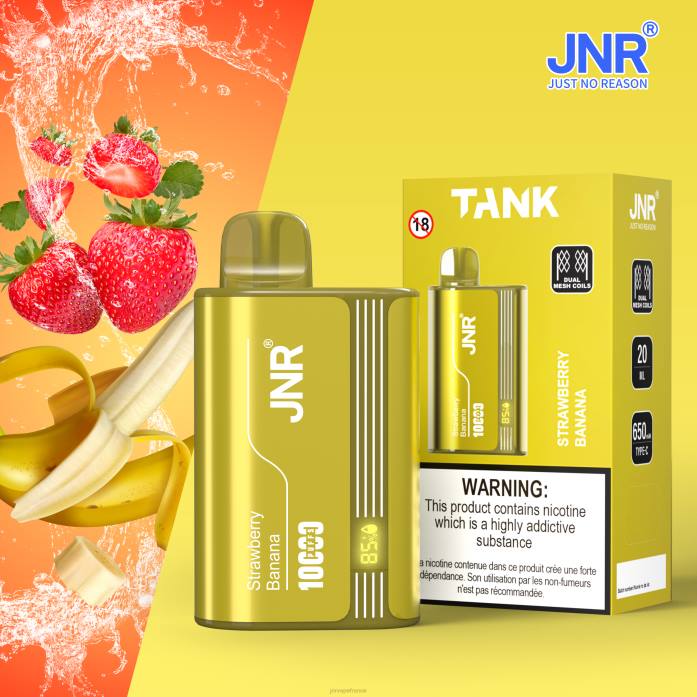 JNR Vapes Website - fraise banane réservoir junior 0F2Z28
